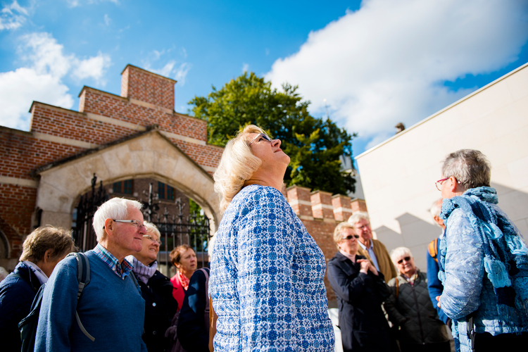 groep met gids in Mechelen