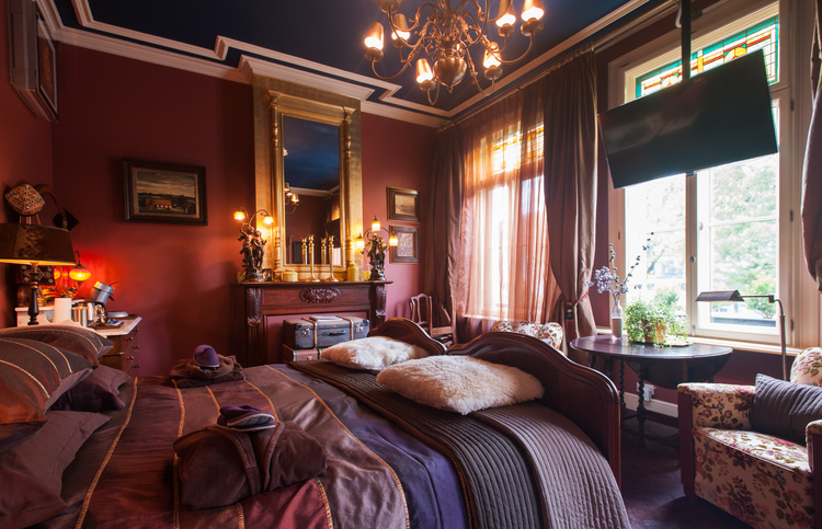 Tweepersoonskamer bij B&B De Lachende Engel