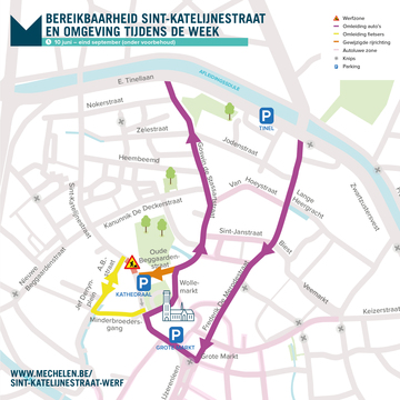 Omleiding werken